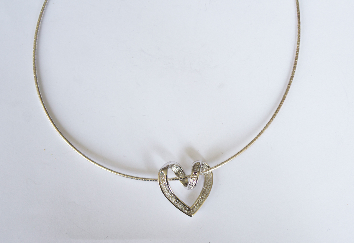 Sterling Choker Open Heart | Gifted Unique