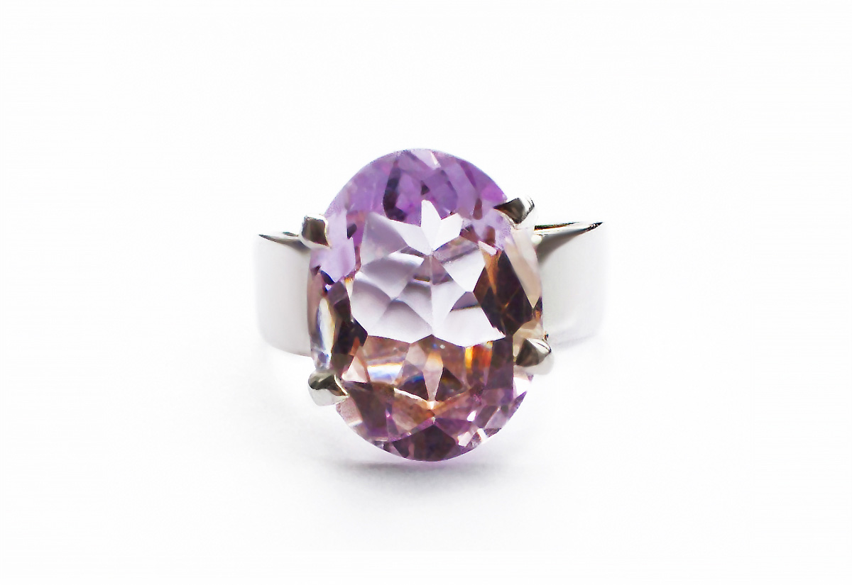 Amethyst and Sterling Silver Ring |Gifted Unique