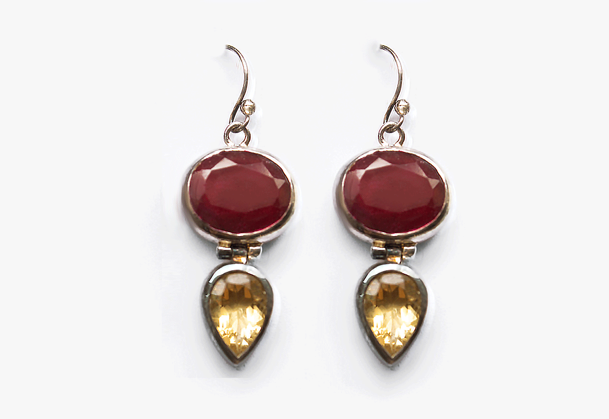 #162_ruby+citron_-and-Sterling-Earrings