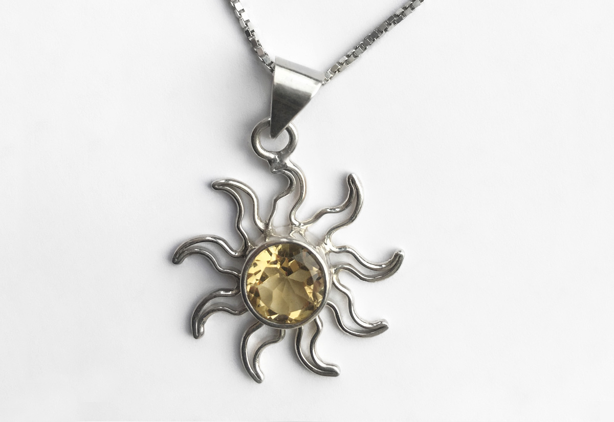 Charles Albert Sun Citrine Necklace | Gifted Unique