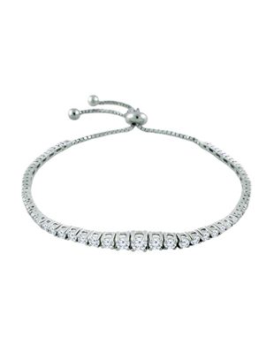 Graduated Diamond  BoloTennis Bracelet