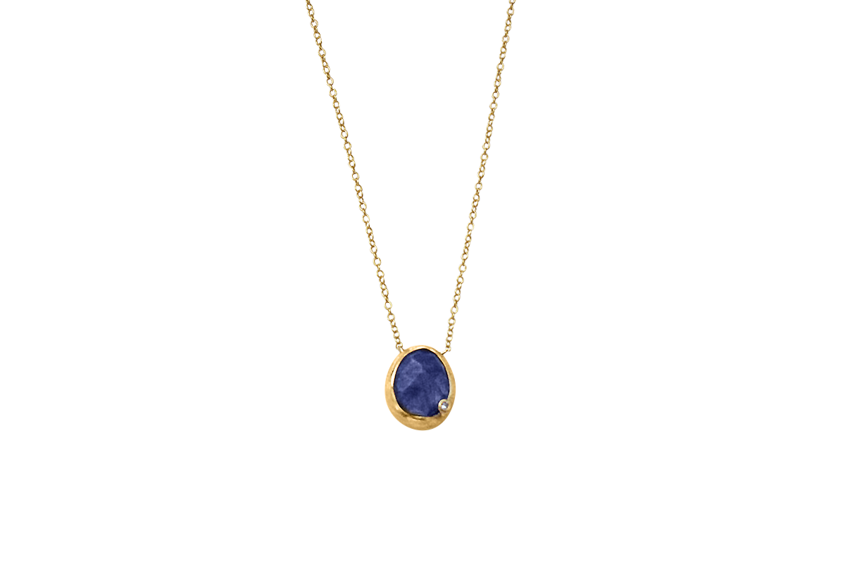 sapphire and diamond necklace gifted unique