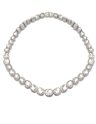 Rose Cut Diamond Necklace