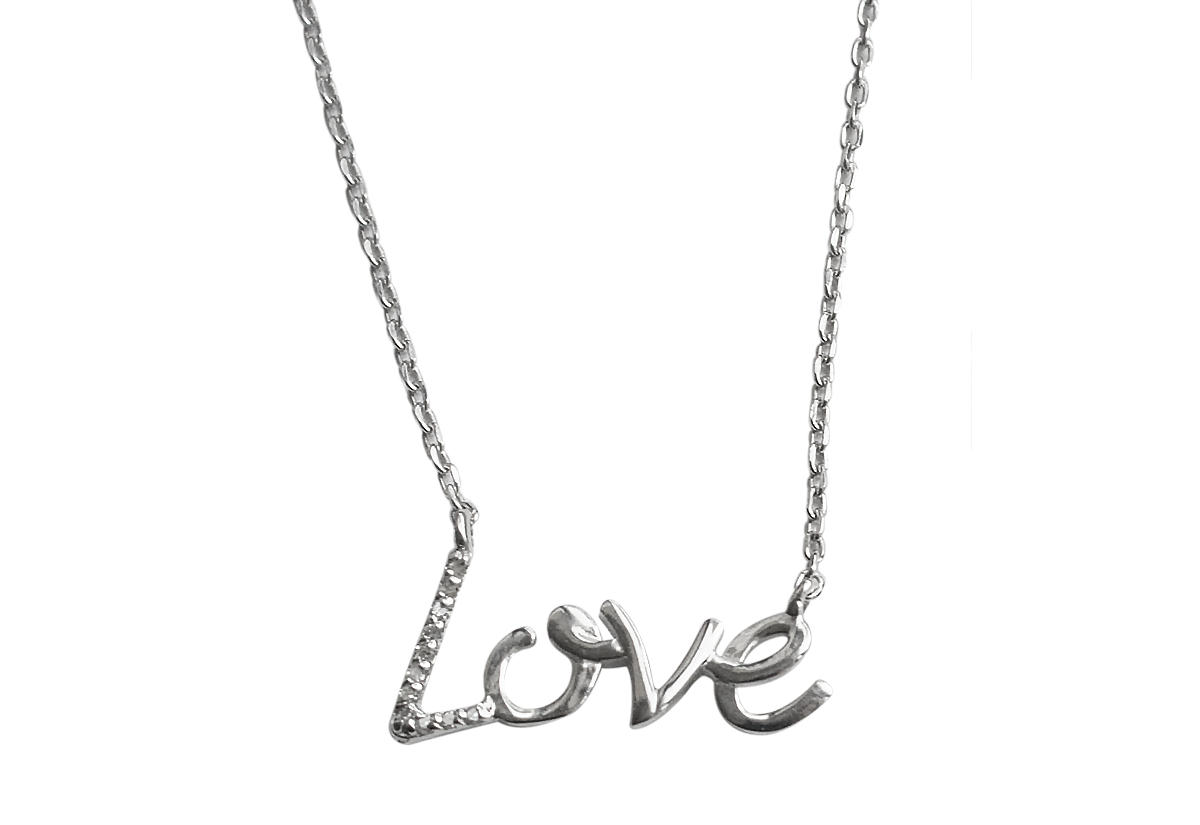 Love diamond necklace Gifted Unique