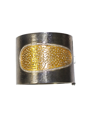Diamond cuff bracelet