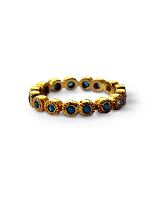 Sapphire Baguette Stacking Ring