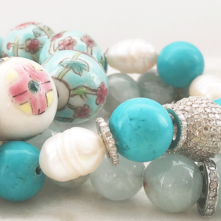 Beads and Diamonds Jewelry