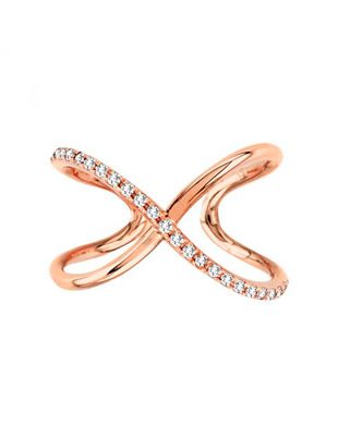 Swirl diamond trend ring $675