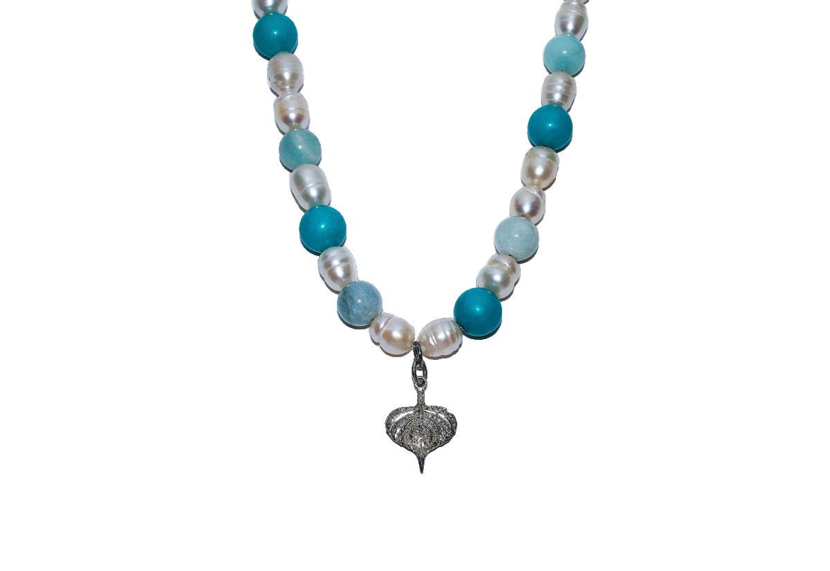 Pearl-diamonds-Turquoise-necklace-Gifted-Unique-LG