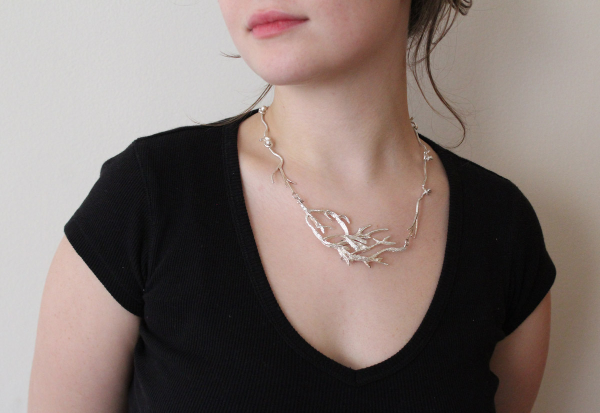 Big Branch with Hand-Crafted Necklace