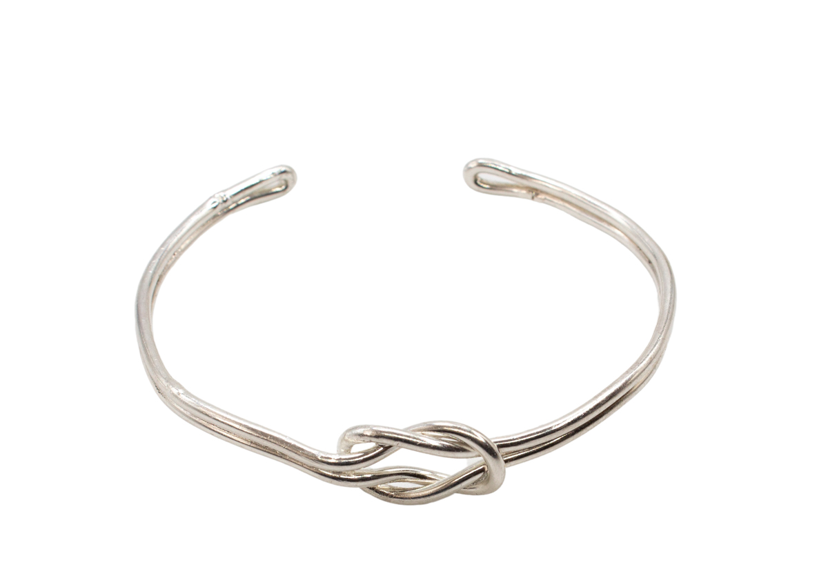 Sterling Silver Knot Bracelet Gifted Unique