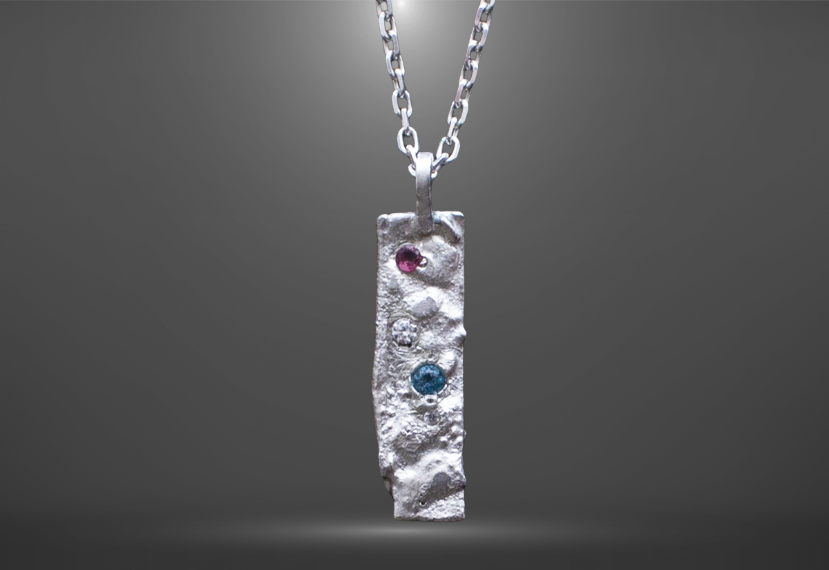 Hand crafted gemstone pendant