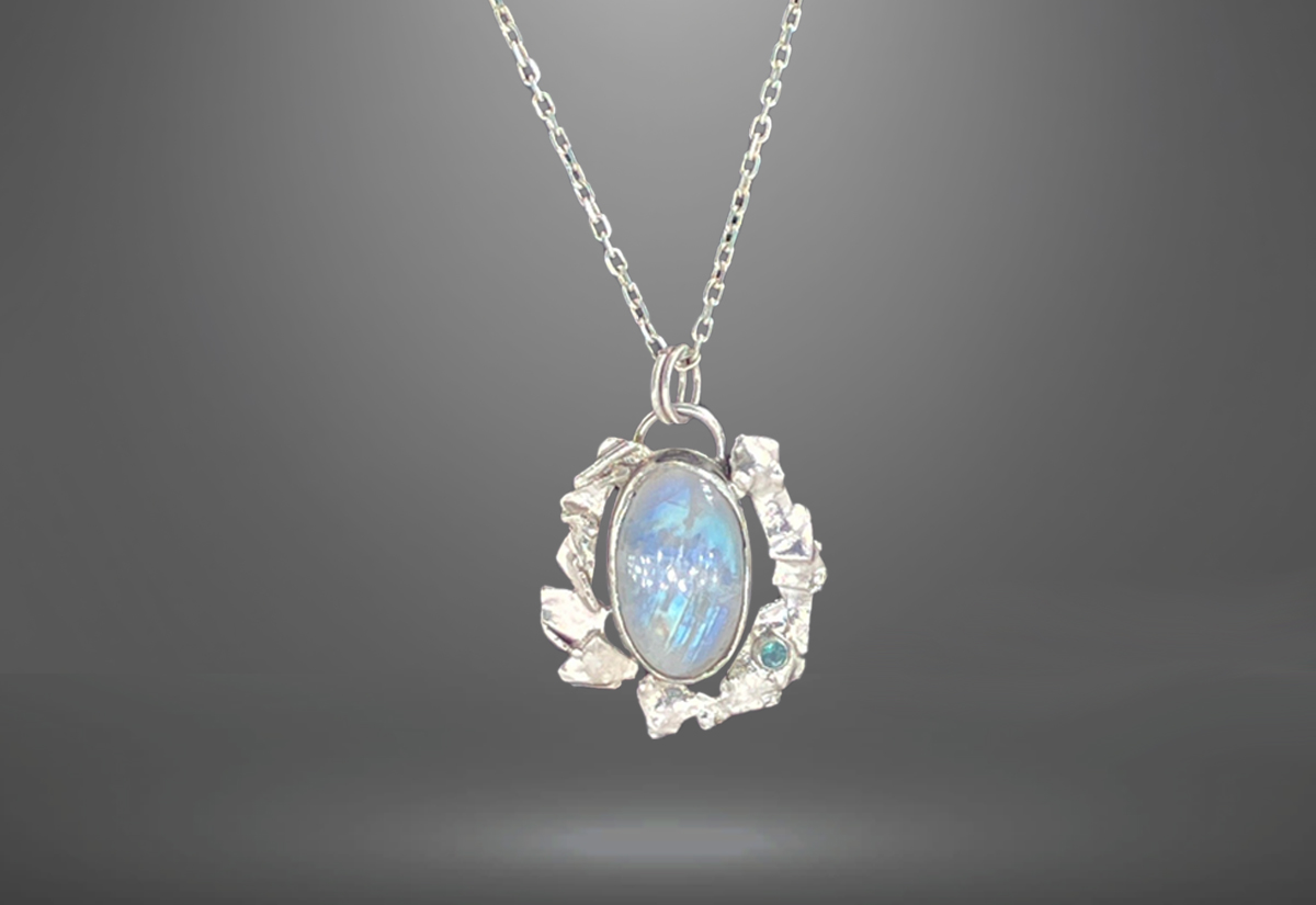 Moonstone Pendant Gifted Unique Jewelry