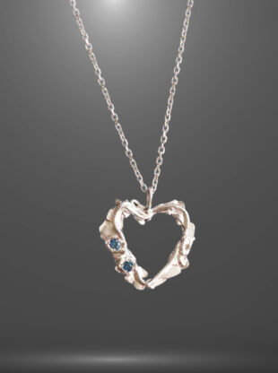 Heart and Blue Topaz