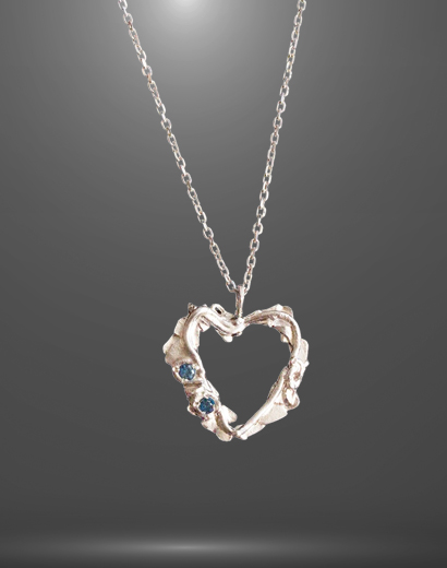 Heart and Blue Topaz